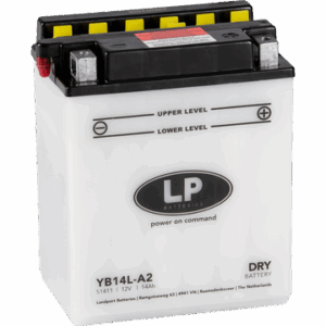 12V Standard 14 Ah YB14L-A2 Syrefylt Blybatteri