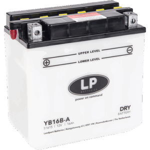 YB16B-A batteri til MC og ATV 12V 16Ah (161x91x163mm) U/ syre-0