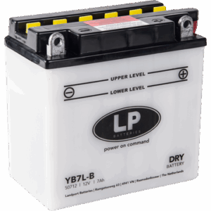 12V Standard 8 Ah YB7L-B Syrefylt Blybatteri