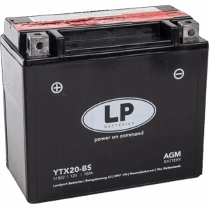 12V Standard 18 Ah YTX20-BS SMF Blybatteri
