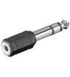 Audio adapter 6,35mm stereo Jack - 3,5mm stereo Jack