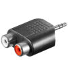 Audio adapter 3,5mm Jack - 2x RCA Jack