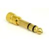 Audio adapter 6,35mm stereo Jack - 3,5mm stereo Jack