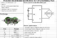 Beskyttelsekrets BMS/PCM for 2S Li-Ion/Lipo 5A kont-0