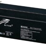 RITAR AGM Batteri 6V 3,2AH (134x35x61mm) F1-0