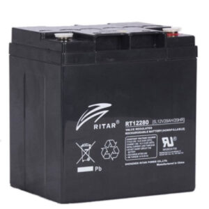 RITAR AGM Batteri 12V 28AH (165x125x174mm) M6-0