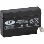 12V 0,8Ah AGM batteri 96x25x62 leveres med plugg-0