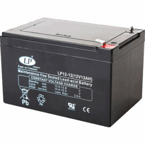 12V 12Ah AGM batteri VDS godkjent, 151x101x98 mm T2-0