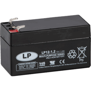 12V 1,4Ah (1,2Ah) AGM batteri T1 VDS 97x43x58