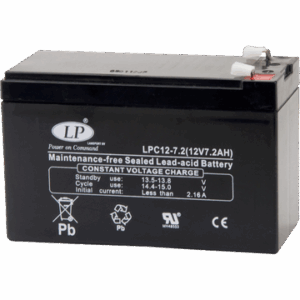 12V 7Ah Syklisk 151x65x100 Faston
