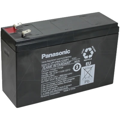 12V 24W / 32W AGM batteri til UPS T1-T2 151x98x50mm HR1224WF2F1 UP-RWA1232P1-0