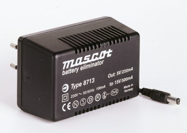 9VDC Strømadapter 6.3W 0.7A AC/DC 8713