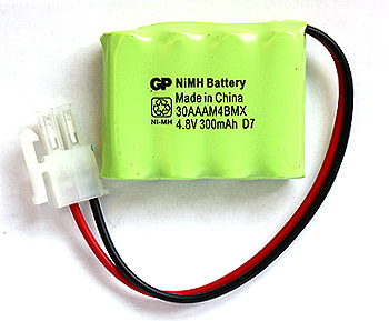 Batteri til Eltek Ledlux 4,8V 350mAh NIMH 1 time backup 30AAAM4BMX Batteri til Eltek Ledlux 4,8V 350mAh NIMH 1 time backup 30AAAM4BMX