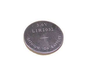 LIR2032 Ladbart batteri 3,6V Li-Ion