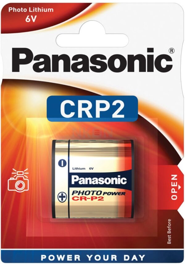 Varta CR P2 Photo Lithium 6V 1600mAh batteri CRP2 Varta CR P2 Photo Lithium 6V 1600mAh batteri CRP2