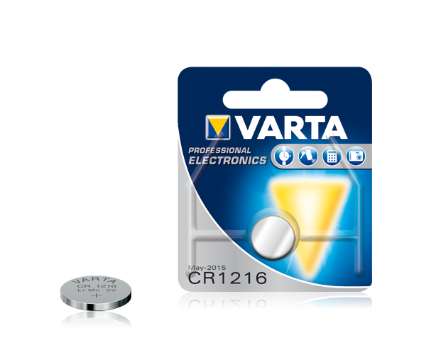 Varta CR1216 Lithium 3V batteri 25 mAh