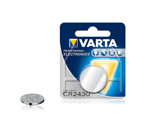 Varta CR2430 Lithium 3V batteri 280 mAh