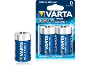 Varta High Energy D 1,5V Alkaline batteri (2 stk)