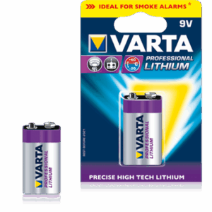 Varta Professional Lithium 9V batteri
