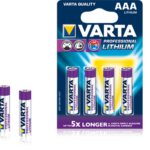 Varta Professional Lithium AAA 1,5V Alkaline batteri (4 stk)