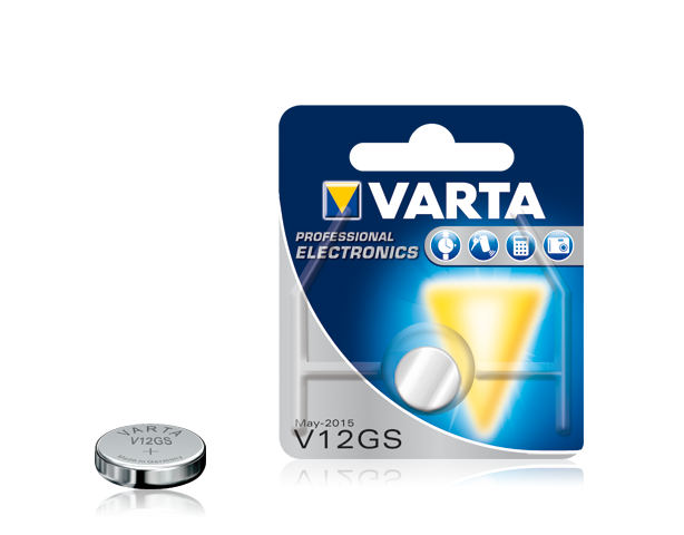 Varta V12GS Sølvoksid 1,55V batteri 105 mAh SR43