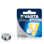 Varta V13GS Sølvoksid 1,55V batteri 155 mAh SR44