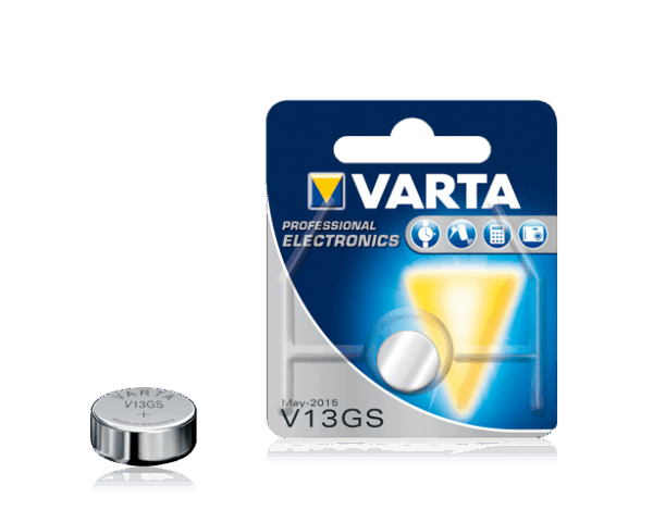 Varta V13GS Sølvoksid 1,55V batteri 155 mAh SR44