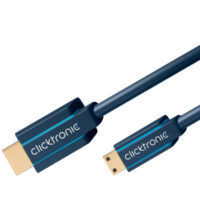 Clicktronic 1m HDMI til mini HDMI kabel-0