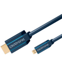 Clicktronic 3m HDMI til micro HDMI kabel-0