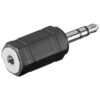 Audio adapter 3,5mm stereo plugg - 2,5mm stereo jack