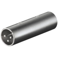 Skjøtestykke 3-pin XLR plugg