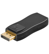 Displayport 20-pin til HDMI 19-pin adapter med låsemekanisme