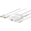 DisplayPort til Mini DisplayPort, Toslink, USB og HDMI