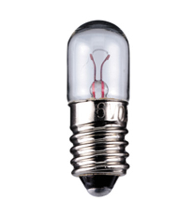 E10 miniatyrlampa 1,2W 12V 28x10mm E10 miniatyrlampa 1,2W 12V 28x10mm