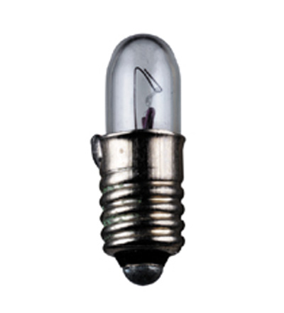 E5,5 miniatyrpære 1W 12V 15x4,7mm