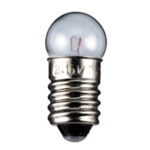 E10 miniatyrpære 0,3W 6V 24x11,5mm