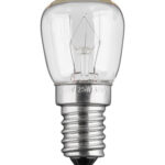 E14 pære for ovn og høy temperatur 15W 230V 2200K 26x56mm
