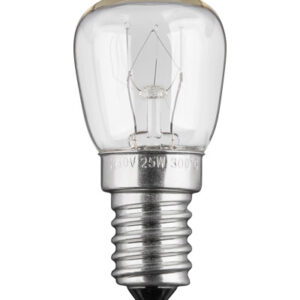 E14 pære for ovn og høy temperatur 15W 230V 2200K 26x56mm