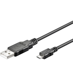 MicroUSB ladekabel, Ekstra lang 3 meter USB 2.0 -0