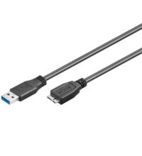 USB 3.0 kabel fra A-plugg til Micro B-plugg 0,5 meter-0