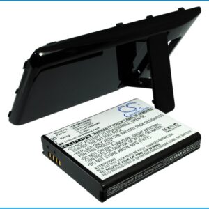 Batteri høykapasitet til SAMSUNG Galaxy S II, S2, GT-I9100 3,7V 3,2Ah sort blankt deksel medfølger-29628