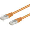 5 meter Orange CAT 5e F/UTP nettverkskabel med skjerming 2x RJ45