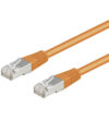 5 meter Orange CAT 5e F/UTP nettverkskabel med skjerming 2x RJ45