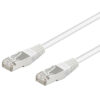 5 meter Hvit CAT 5e F/UTP nettverkskabel med skjerming 2x RJ45