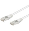 5 meter Hvit CAT 5e F/UTP nettverkskabel med skjerming 2x RJ45