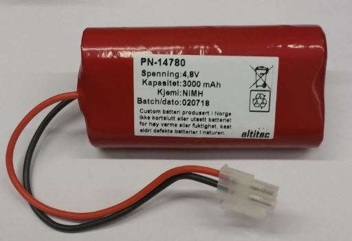 Ladbart Batteri for Mosquito Magnet Liberty Plus, Executive and Commander Traps 4,8V-0