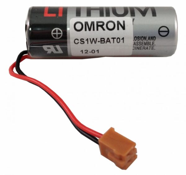Batteri til Omron CS1, PanasonicVR PLC/PLS 3V 2600 mAh, CS1W-BAT01-0 Batteri til Omron CS1, PanasonicVR PLC/PLS 3V 2600 mAh, CS1W-BAT01-0