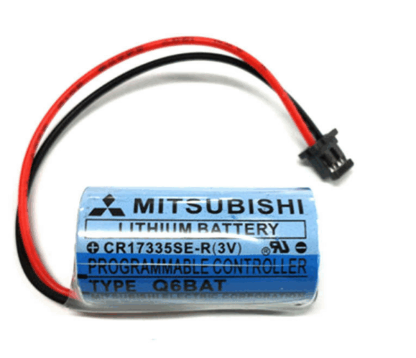 Batteri til Mitsubishi Q02CPU PLC/PLS GT15-BAT Q6BAT 1W4180 PLS-1160 CR17335SE-R-0 Batteri til Mitsubishi Q02CPU PLC/PLS GT15-BAT Q6BAT 1W4180 PLS-1160 CR17335SE-R-0