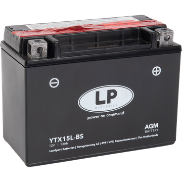 YTX15L-BS batteri til MC og ATV 13Ah (175x87x130mm)-0