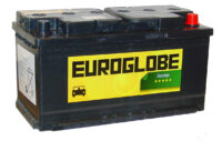 Euroglobe 60038 100Ah Startbatteri til Mercedes, VAG 860CcA - Storselger! 353x175x190mm-0